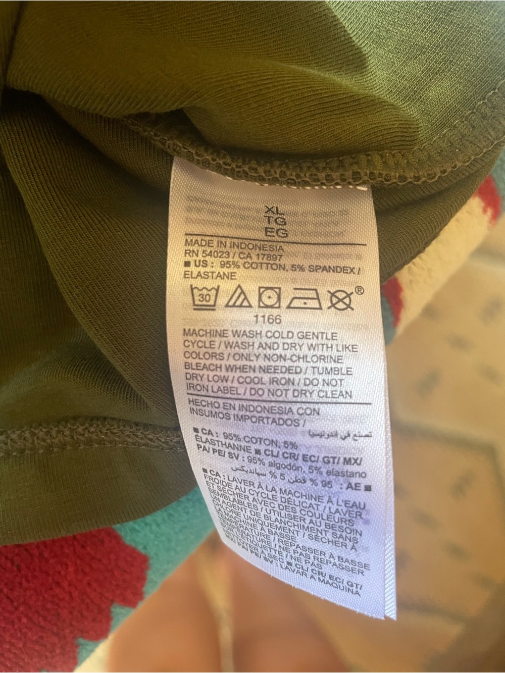 Old Navy Dark Green Cotton Stretch Double-Layer Tank Top. Women’s XL - Picture 6 of 6